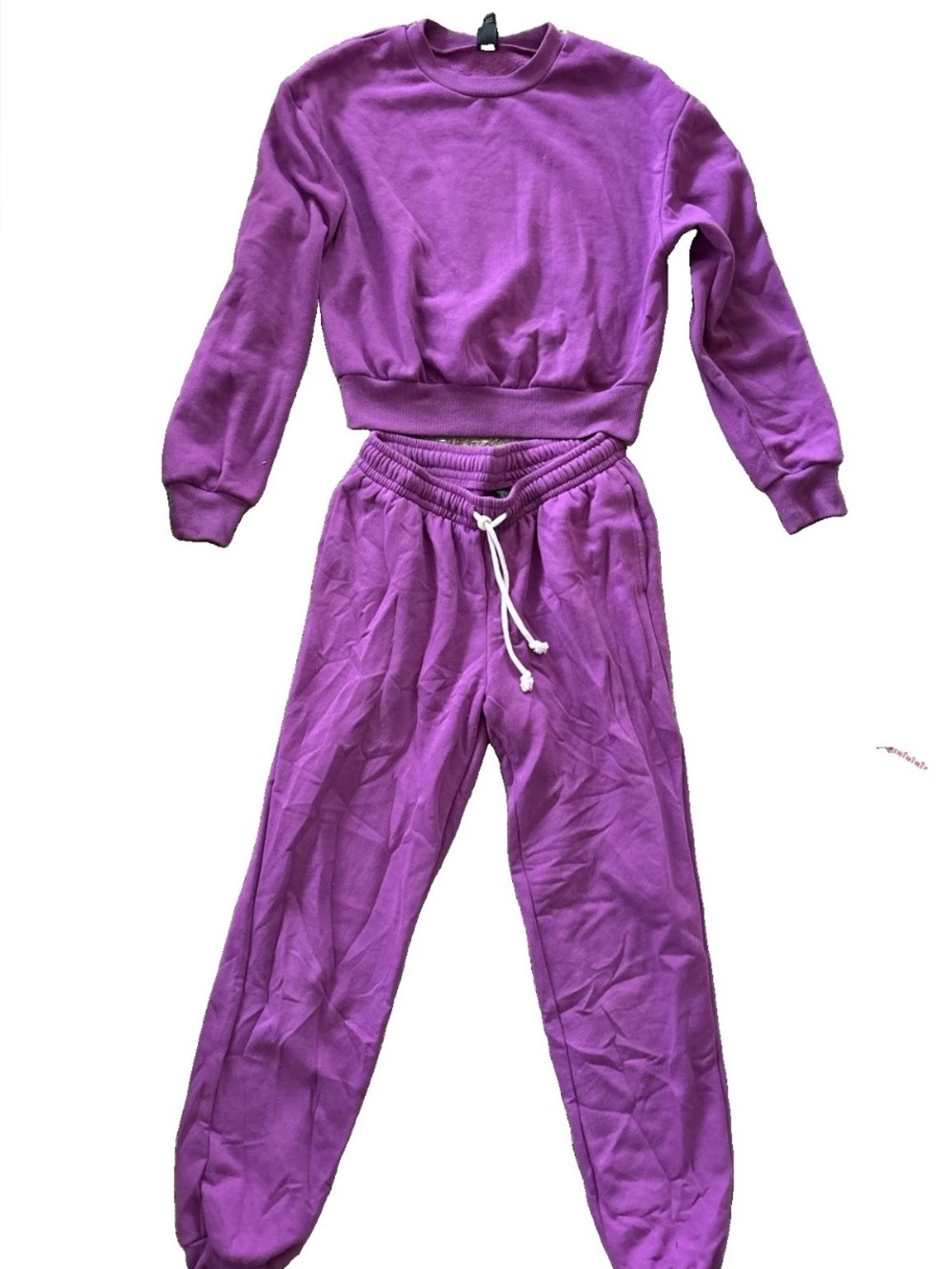 Girls' Purple Cozy Two-Piece Pajama Set